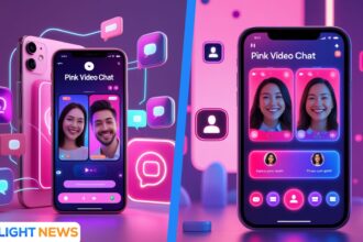 pink video chat