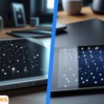 white dots on ipad screen