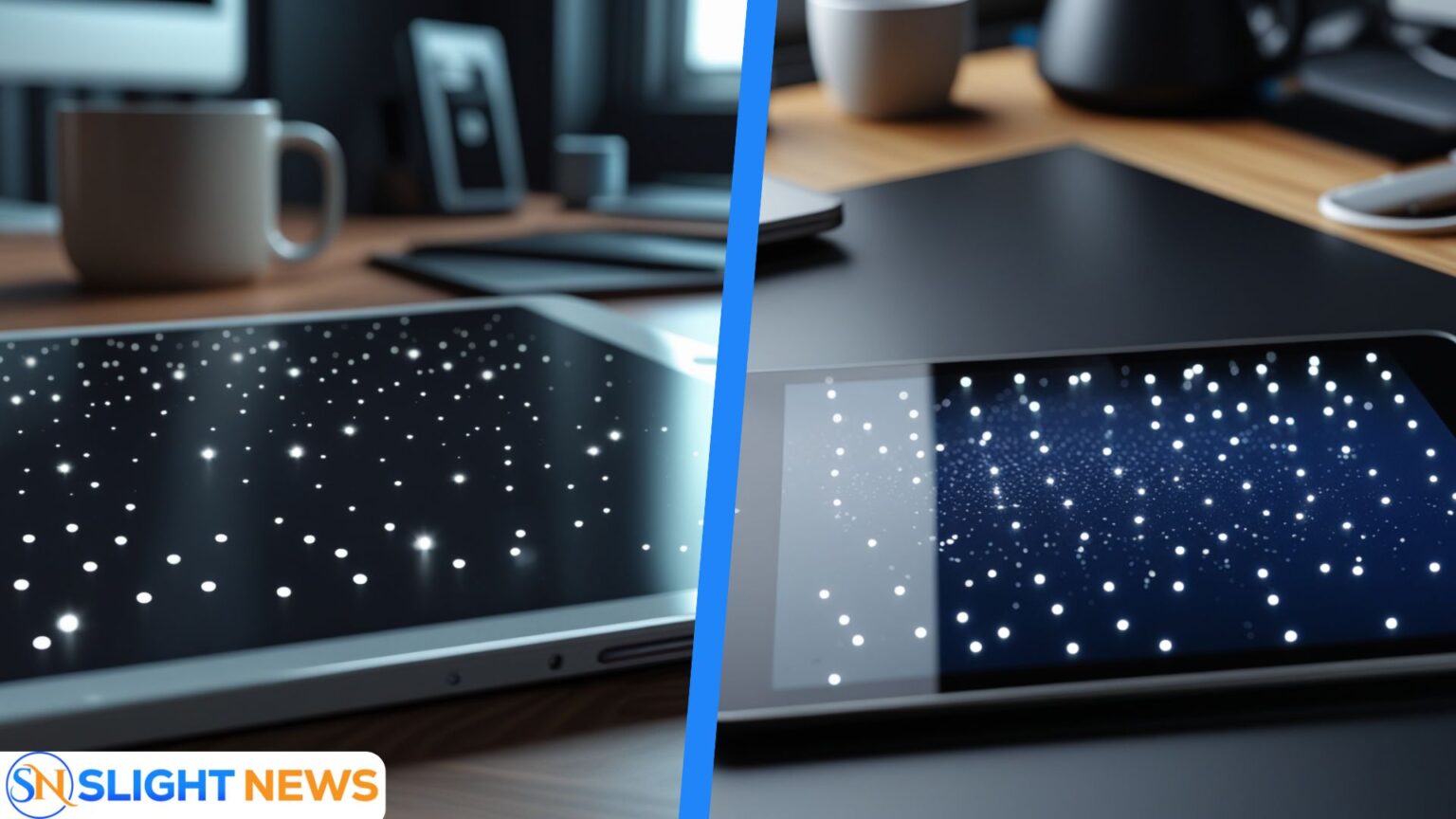 white dots on ipad screen