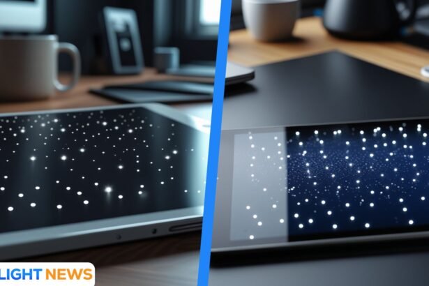 white dots on ipad screen