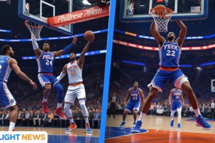 76ers vs knicks match player stats