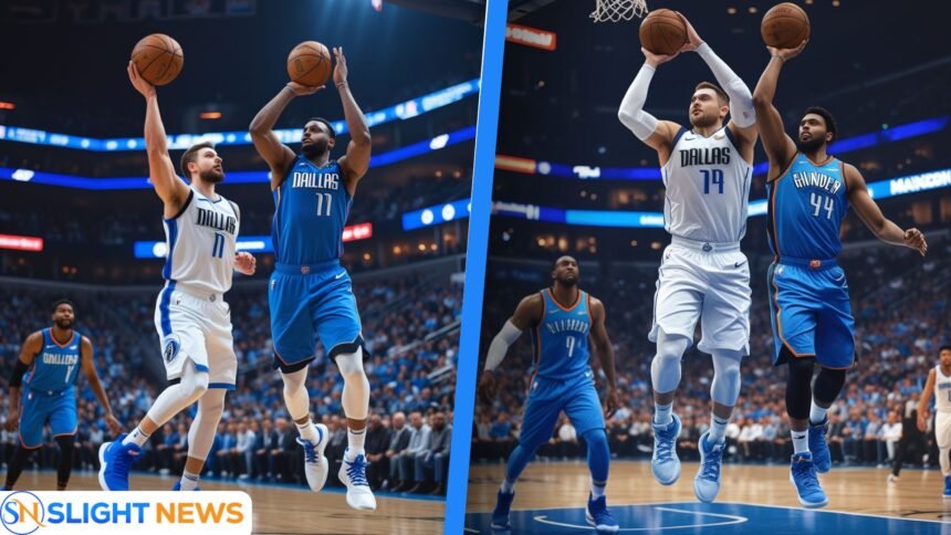 dallas mavericks vs okc thunder match player stats