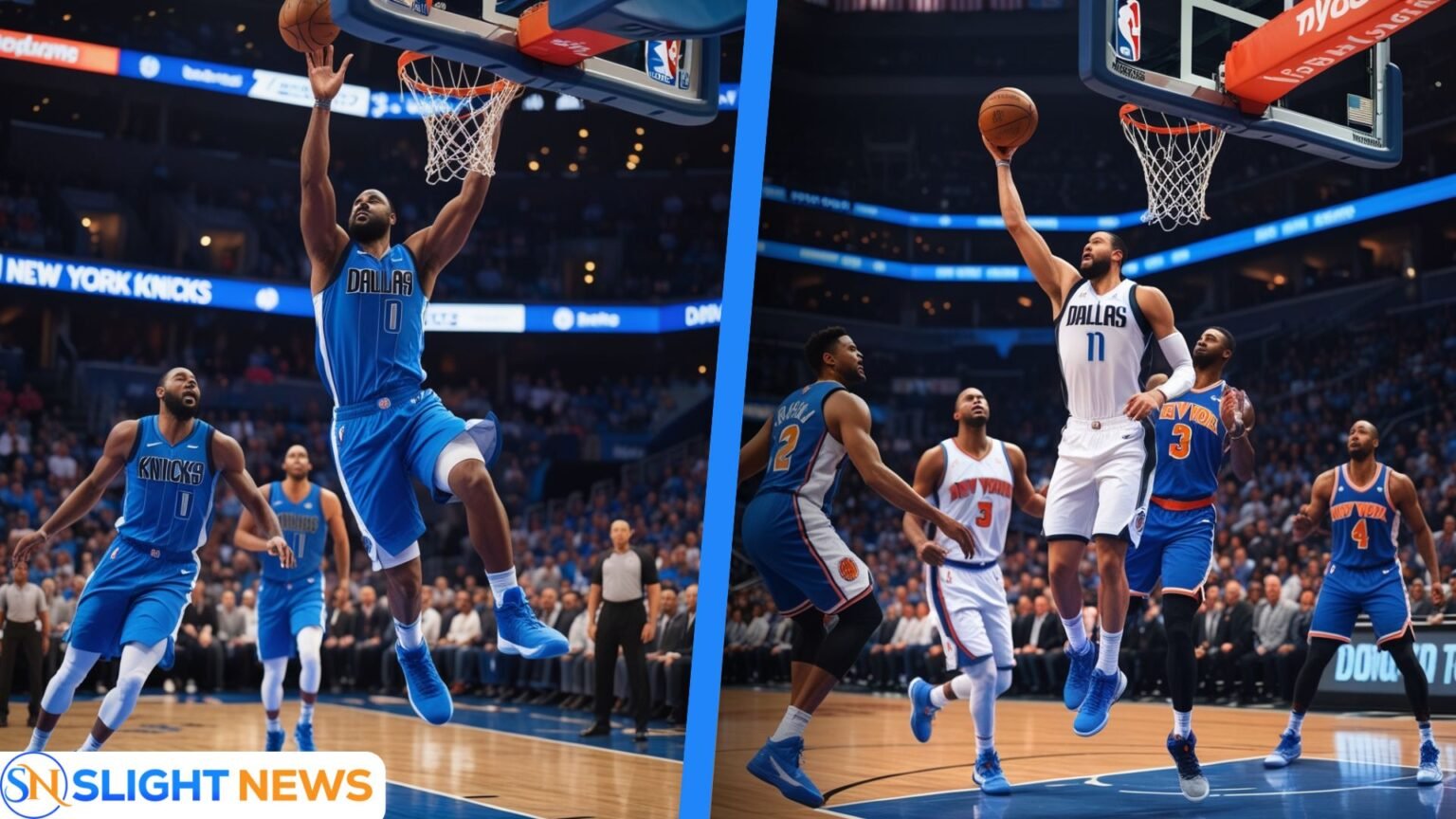 dallas mavericks vs knicks match player stats