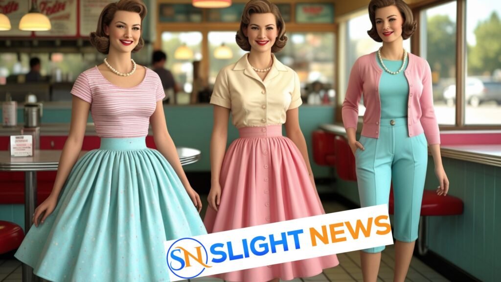 casual 1950s women's fashion