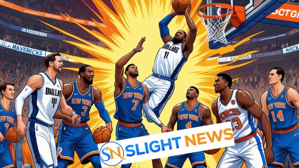 dallas mavericks vs knicks match player stats