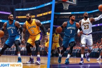 minnesota timberwolves vs lakers match player stats