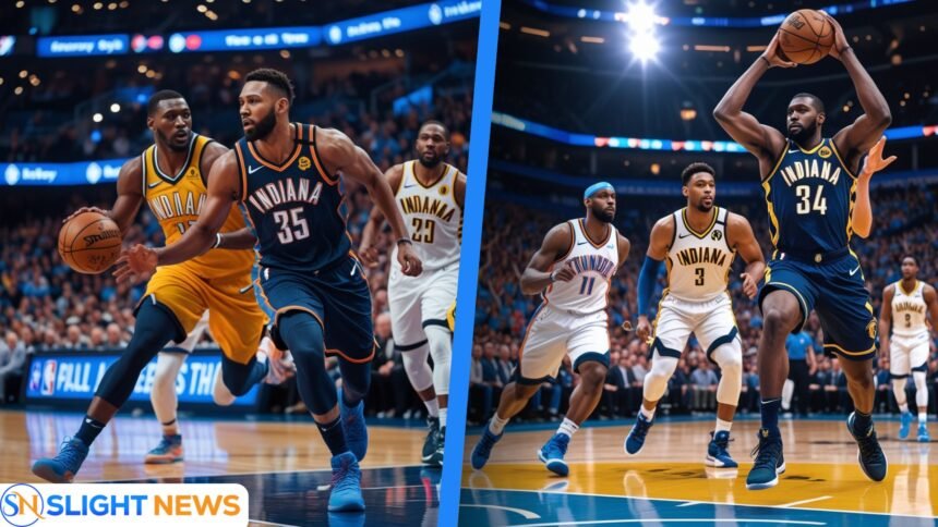 oklahoma city thunder vs indiana pacers match player stats