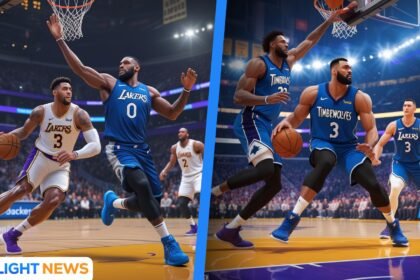 timberwolves vs lakers match player stats