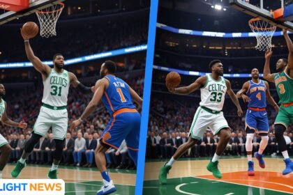 boston celtics vs knicks match player stats