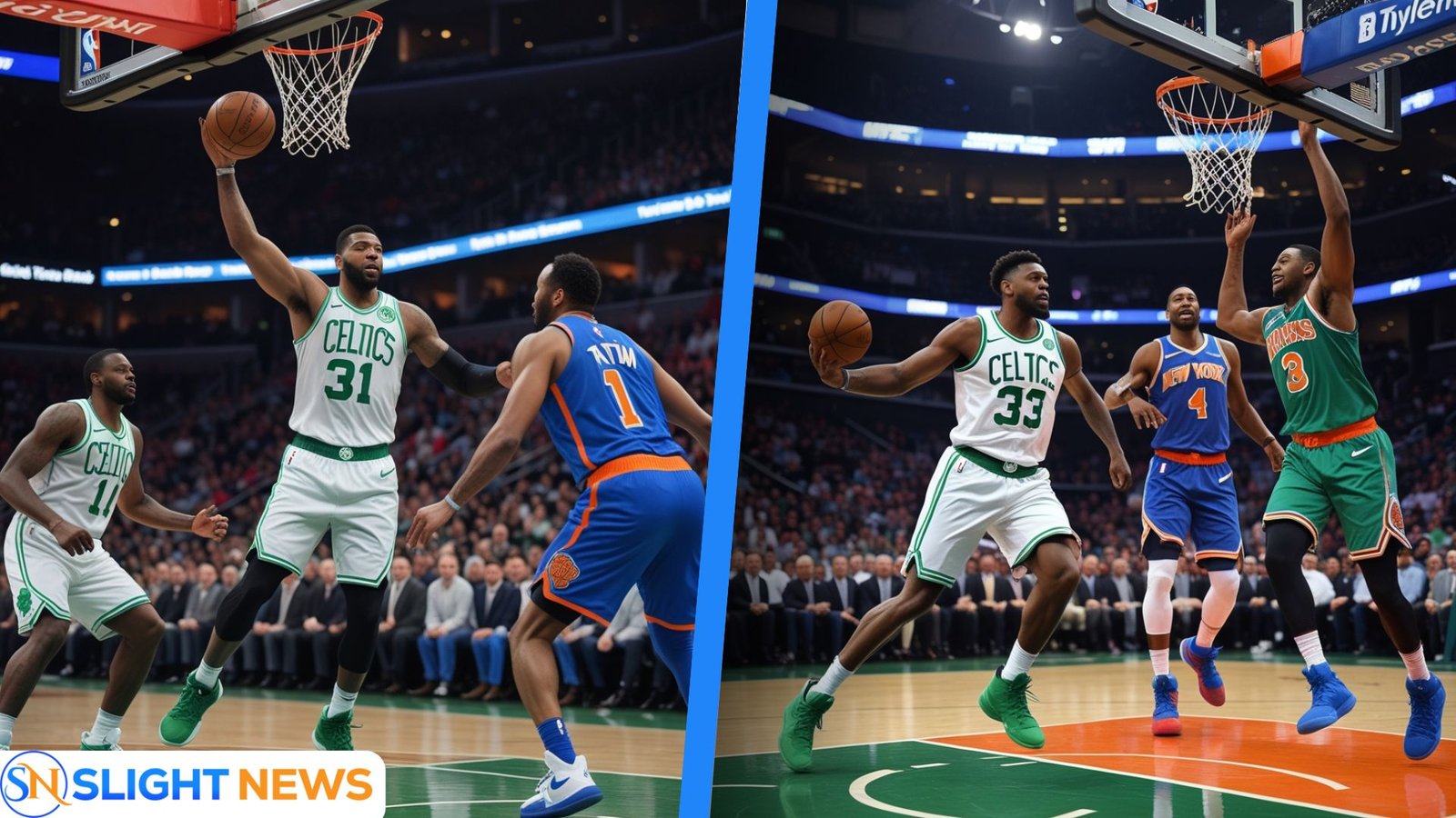 boston celtics vs knicks match player stats