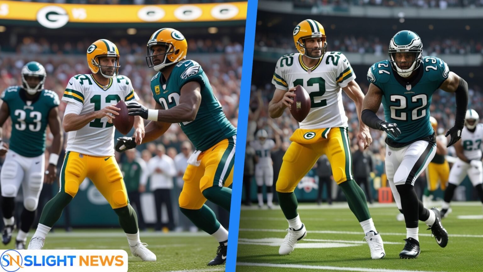 green bay packers vs philadelphia eagles match player stats