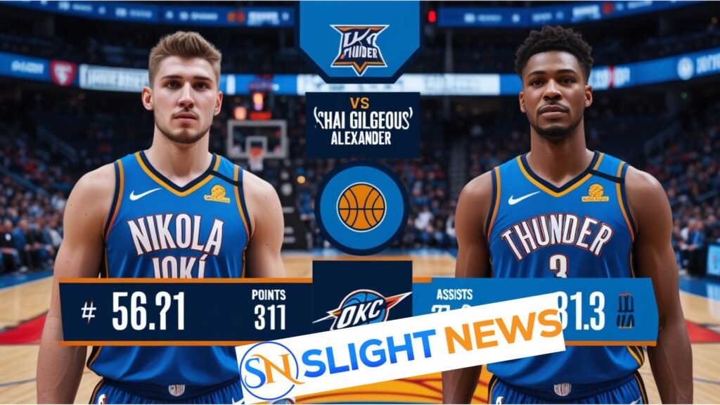 Basketball players with statistics displayed.