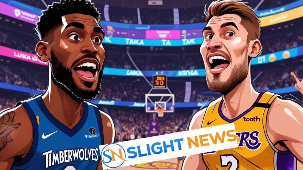 timberwolves vs lakers match player stats